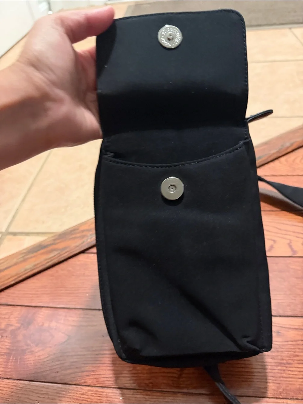 Black Womens  Crossbody Sling Bag - Unbranded